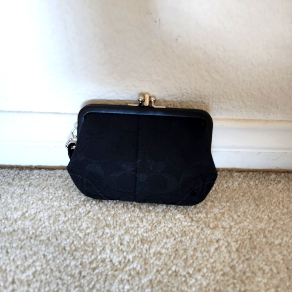 Black Coach Women's Clutch Bag